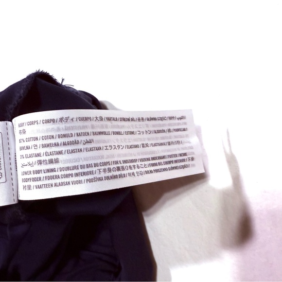 Abercrombie & Fitch Utility Mini Dress Skorts Navy Size M Long Sleeve Stretchy - Picture 10 of 15